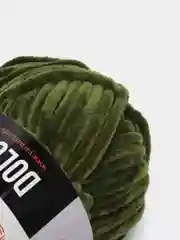 Зеленый пряжа плюшевая YarnArt Dolce (ЯрнАрт Дольче)