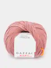 Шоколадный пряжа Gazzal Baby Cotton 40% акрил 60% хлопок 50 г 165 м