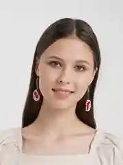 Коралловый серьги акриловые "Яркий стиль", 35 видов