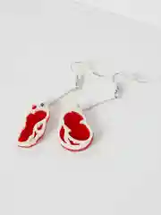 Коралловый серьги акриловые "Яркий стиль", 35 видов
