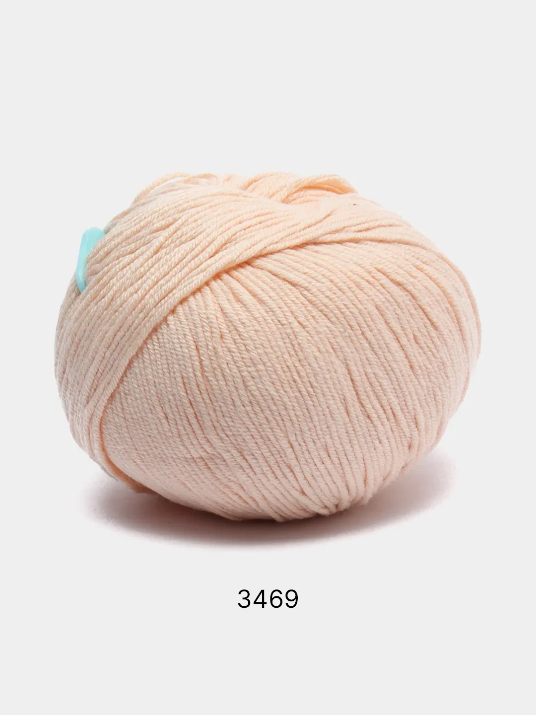 Светло-оранжевый пряжа Gazzal Baby Cotton 40% акрил 60% хлопок 50 г 165 м