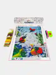 Алмазная мозаика картина стразами "Ромашки", 30х40 см, без подрамника