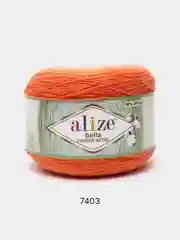 Оранжевый пряжа Alize Bella Ombre Batik 100% хлопок 250г 900м
