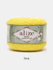 Лимонный пряжа Alize Bella Ombre Batik 100% хлопок 250г 900м