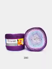 Лавандовый пряжа YarnArt Flowers 55% Хлопок 45% Полиакрил 250г 1000м, 1 моток