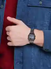 Угольный электронные наручные часы Linary