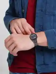 Угольный электронные наручные часы Linary