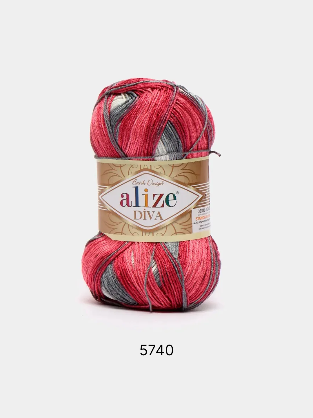 Пряжа Alize Diva Batik 100% Микрофибра 100г 350м