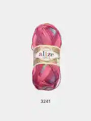 Пурпурный пряжа Alize Diva Batik 100% Микрофибра 100г 350м