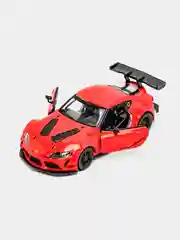 Красный металлическая машина Toyota GR Supra Racing Concept KT5421D