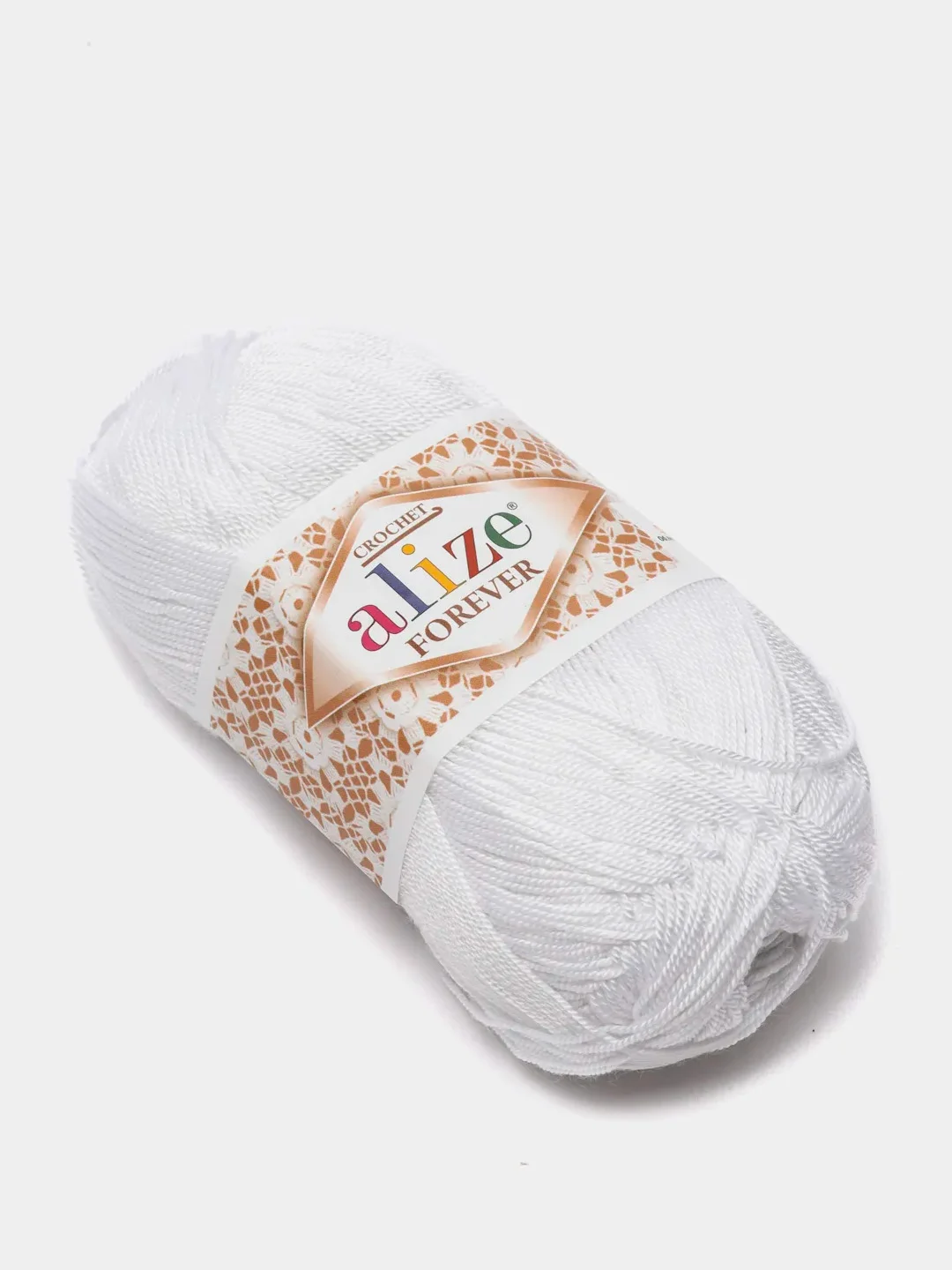 Белый пряжа Alize Forever 100% Микрофибра 50г 300м