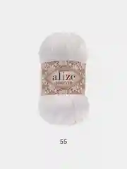 Белый пряжа Alize Forever 100% Микрофибра 50г 300м