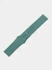 Зеленый ремешок силиконовый с кнопкой для Xiaomi, Amazfit Bip, Samsung, Huawei, 22 мм