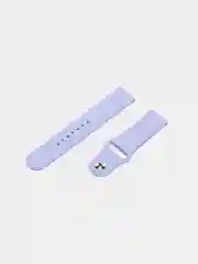 Лавандовый ремешок силиконовый с кнопкой для Xiaomi, Amazfit Bip, Samsung, Huawei, 22 мм