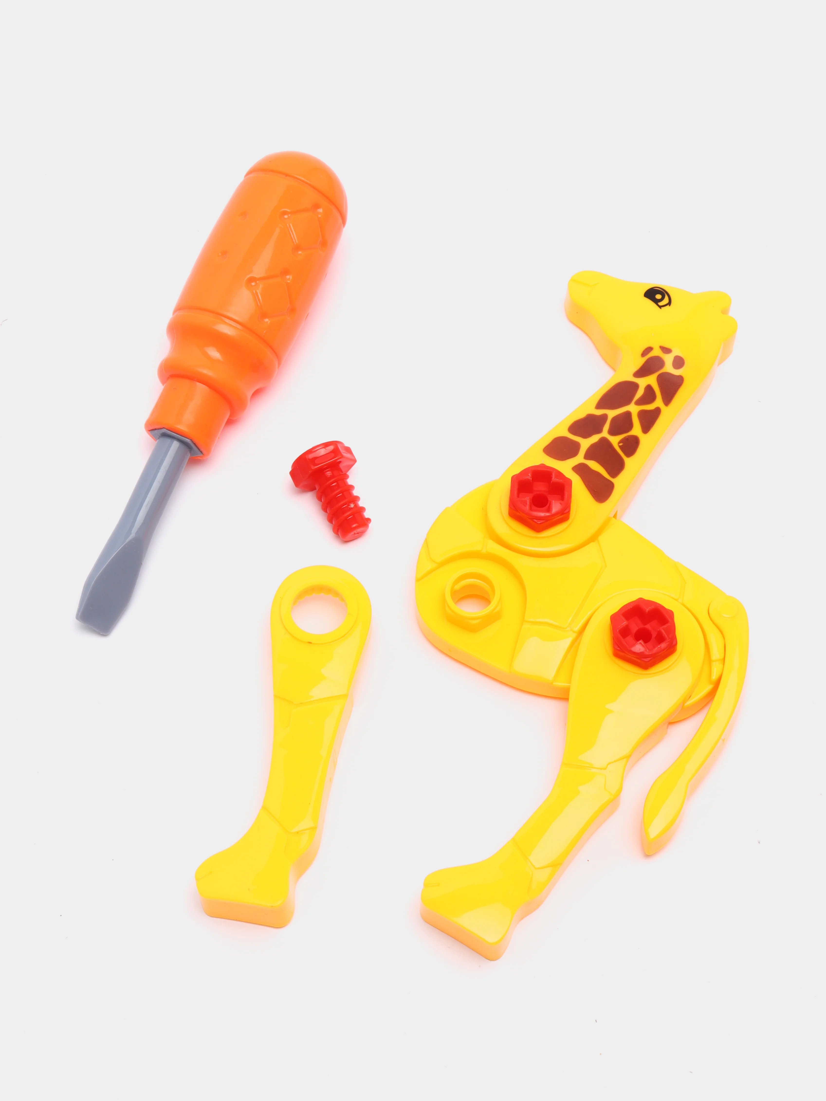 Набор развивающих инструментов Tool set, для мальчиков, с жирафом, 5 штук
