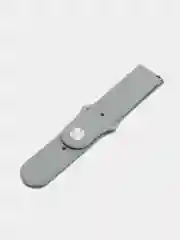 Салатовый ремешок силиконовый с кнопкой для Xiaomi, Amazfit Bip, Samsung, Huawei, 22 мм