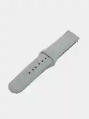 Серый меланж ремешок силиконовый с кнопкой для Xiaomi, Amazfit Bip, Samsung, Huawei, 22 мм