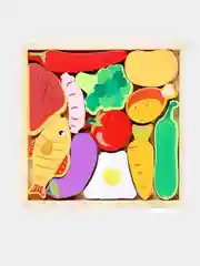 Пазл-головоломка, сортер, развивающая игра "Фрукты", "Овощи", "Динозавры", "Транспорт", "Животные"