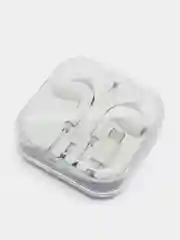 Белый наушники проводные PRO Lightning для iPhone 7-14 Без микрофона Без Bluetooth