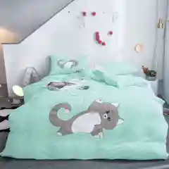 Коралловый меланж комплект детского постельного белья 1,5 спальный, ткань - хлопок 100%