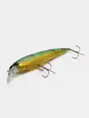 Зелёный хаки воблер Minnow "Берш" / 10 расцветок / 11 см / 13.4 г / для новичков