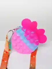 Фиолетовый сумка-кошелек детская "Pop it-антистресс"