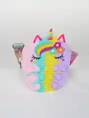 Пурпурный сумка-кошелек детская "Pop it-антистресс"