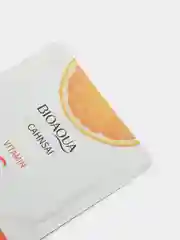 Оранжевый тканевая маска для лица с витаминами