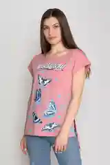 Футболка "Полет бабочки", женская