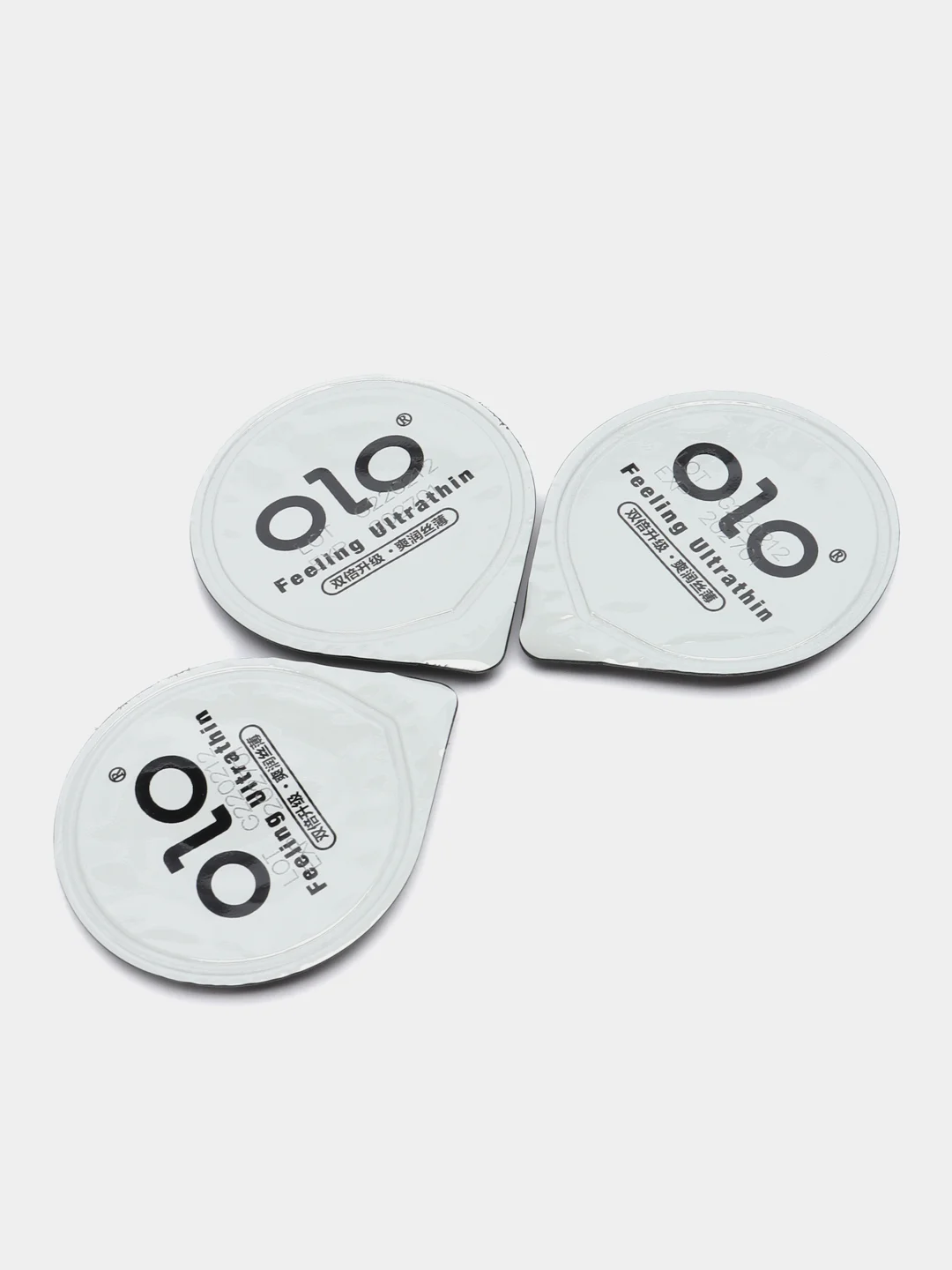 Ультратонкие презервативы OLO 0.01, гиалуроновая смазка, 3 штуки