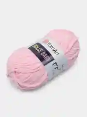 Розовый пряжа плюшевая YarnArt "Dolce Baby", 100% микрополиэстер, 50 г, 85 м