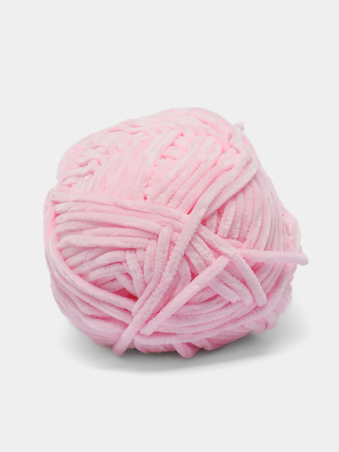 Розовый пряжа плюшевая YarnArt "Dolce Baby", 100% микрополиэстер, 50 г, 85 м