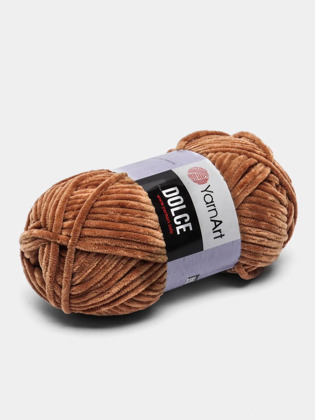 Светло-коричневый пряжа плюшевая YarnArt Dolce (ЯрнАрт Дольче)