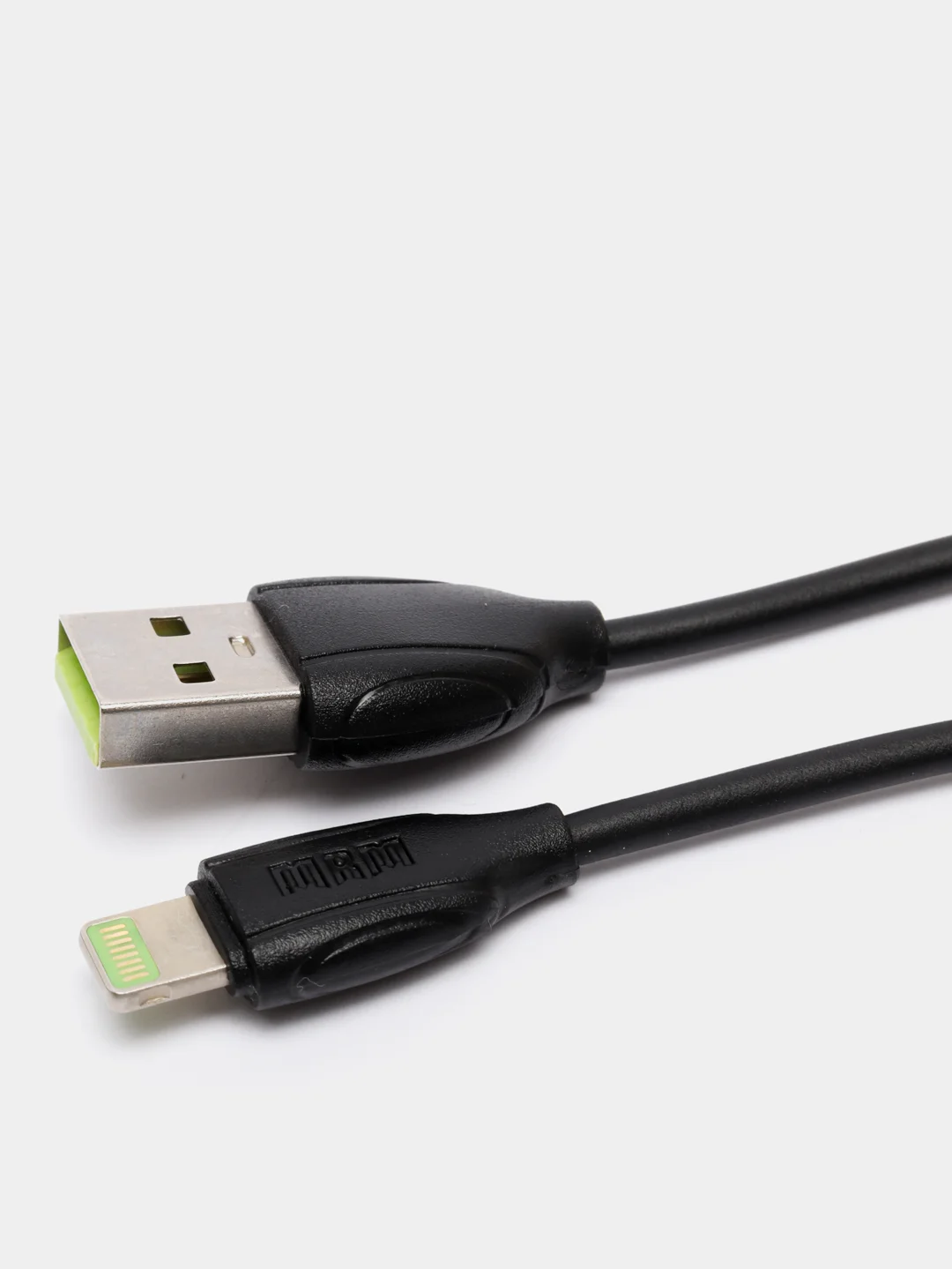 Черный кабель зарядный Lightning для зарядки iPhonе, 1 метр