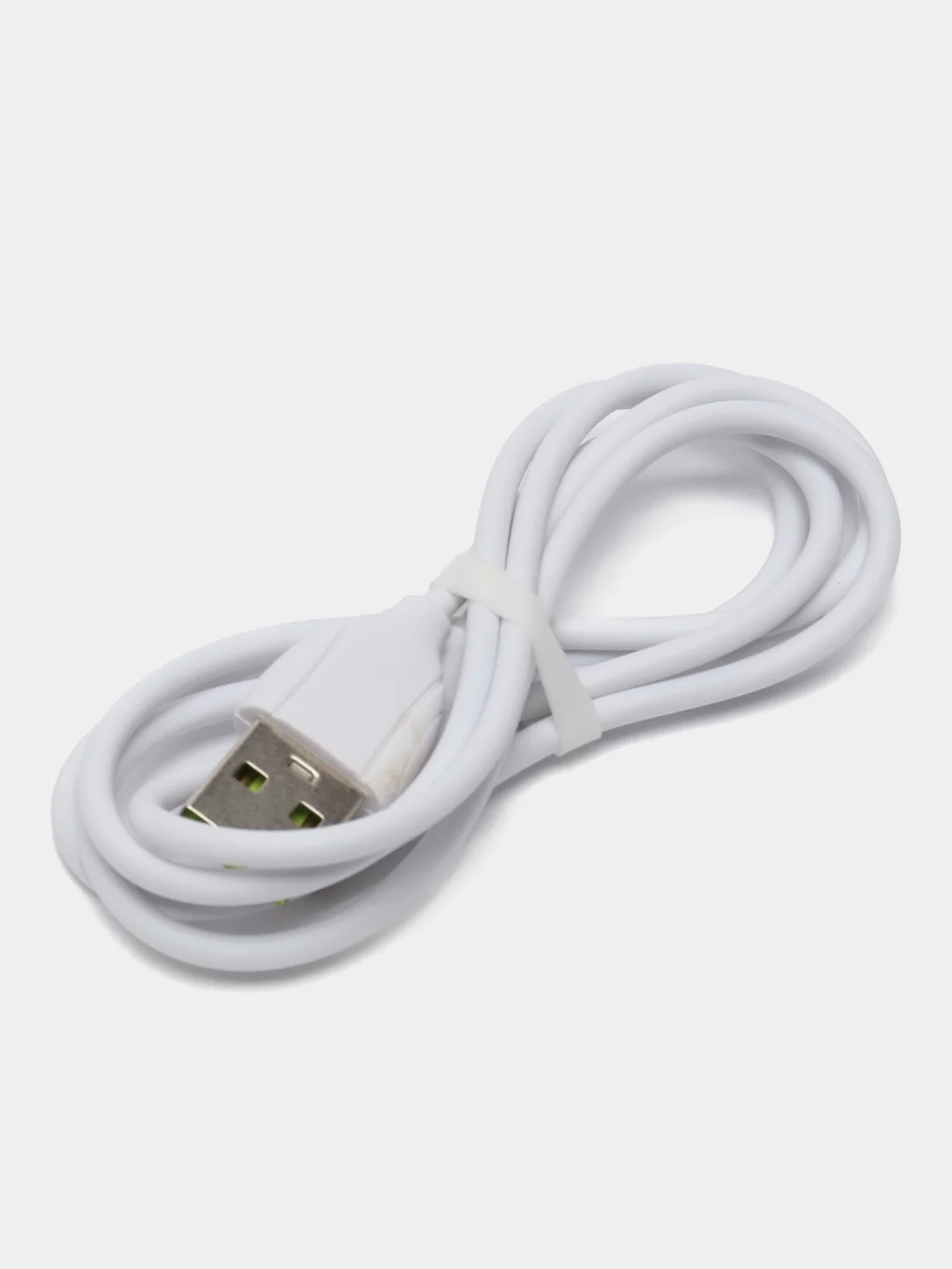 Белый кабель зарядный Lightning для зарядки iPhonе, 1 метр
