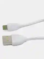 Белый кабель зарядный Lightning для зарядки iPhonе, 1 метр