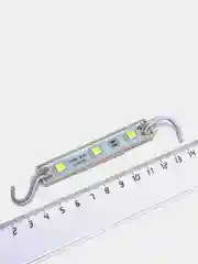 Белый светодиодная подсветка салона, 3 LED, 9х1.1 см, 12 В, IP68, клейкая основа, свет белый