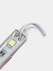 Белый светодиодная подсветка салона, 3 LED, 9х1.1 см, 12 В, IP68, клейкая основа, свет белый