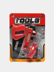 Набор инструментов для мальчиков Tool set, с пилой, 5 штук