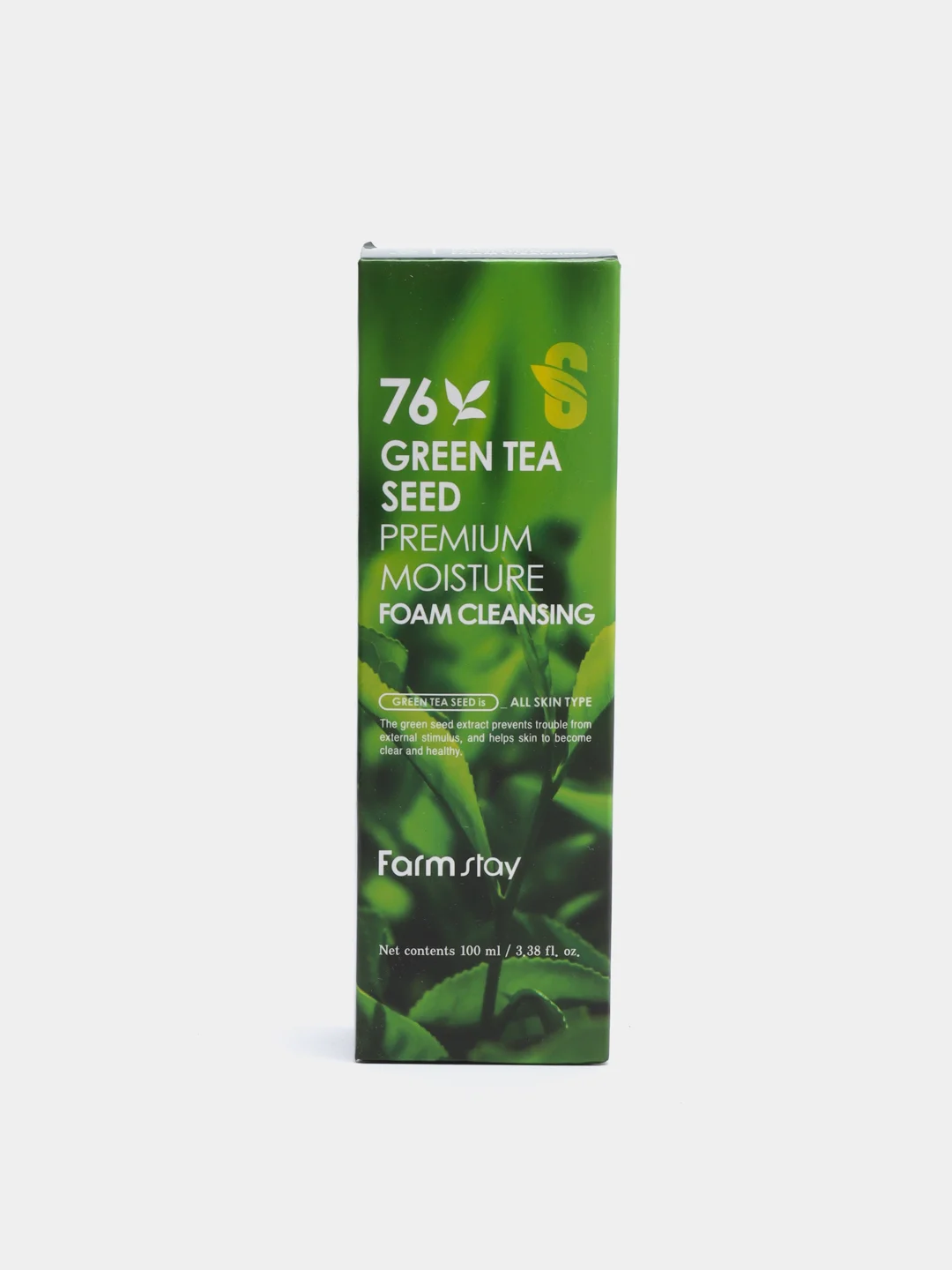 Увлажняющая пенка с семенами зеленого чая FarmStay Green Tea Seed Moisture Foam Cleansing
