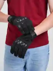 Черный тактические защитные перчатки