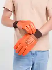 Горчичный перчатки