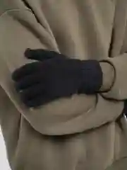 Черный перчатки мужские