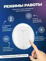 Молокоотсос электрический, с двумя бутылками