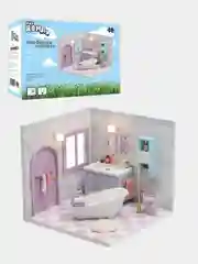 Интерьерный конструктор (Румбокс, Кукольный дом) Hobby "Мой дом 9 в 1: Моя ванная комната"
