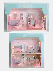 Интерьерный конструктор (Румбокс, Кукольный дом) Hobby "Мой дом 9 в 1: Моя ванная комната"