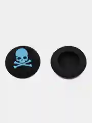 Синий накладки на стики джойстика Sony (PS5, PS4, PS3), XBox One/360, Xbox Series X/S (Skull)
