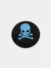 Синий накладки на стики джойстика Sony (PS5, PS4, PS3), XBox One/360, Xbox Series X/S (Skull)