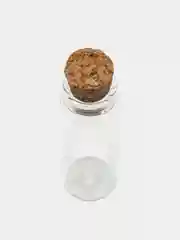 Баночка для хранения бисера, бусин, мелочей, стеклянная, 11*35 мм, банка, пузырёк, стекло