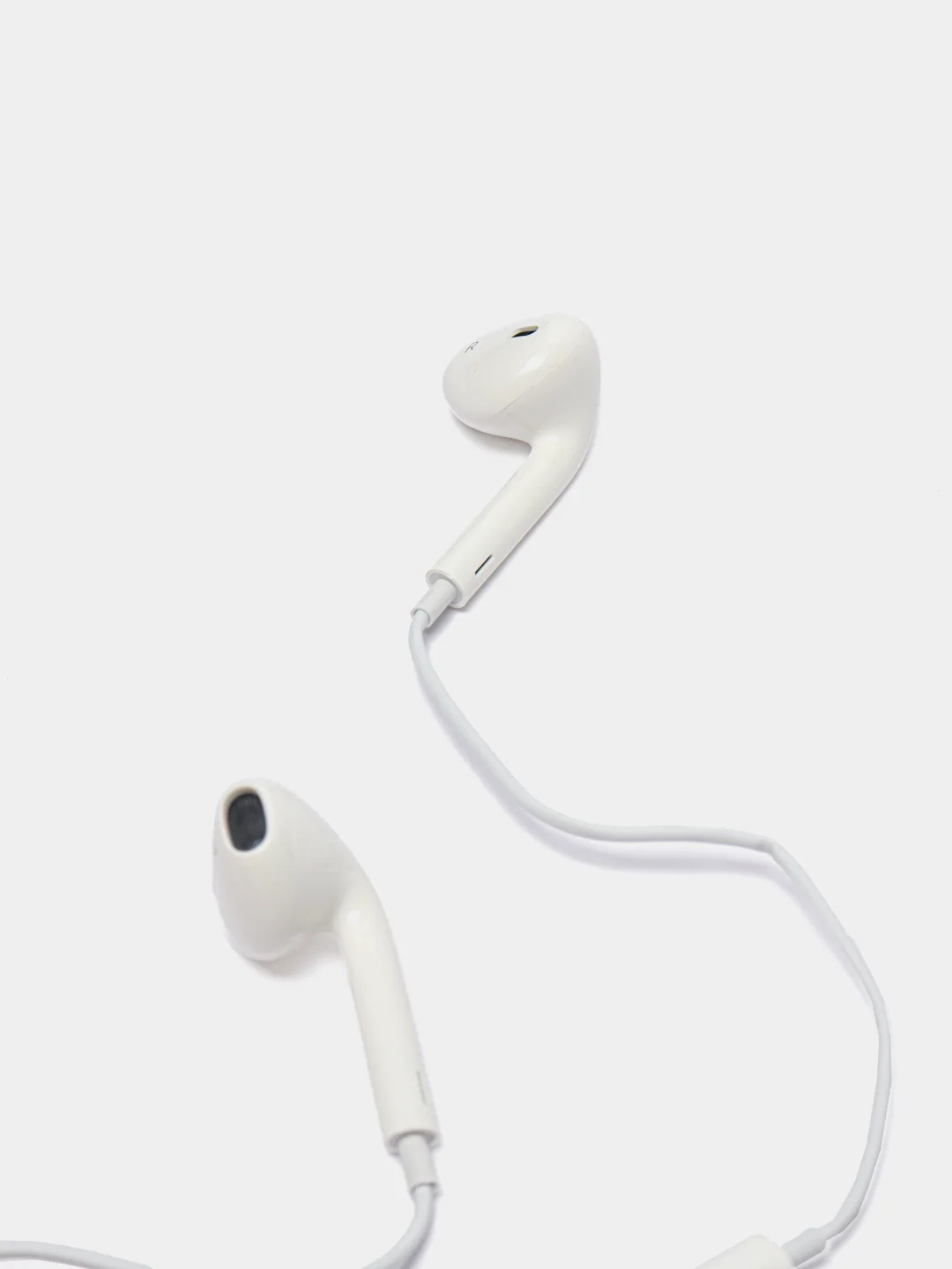 Белый наушники проводные Lightning для iPhone 7-14 iPhone Без микрофона Без Bluetooth